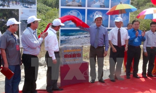 Khánh Hòa: Lễ đặt đá xây khu tưởng niệm chiến sỹ Gạc Ma