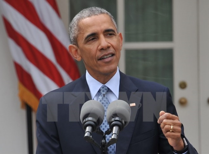 Tổng thống Mỹ Barack Obama. (Nguồn: AFP/TTXVN)