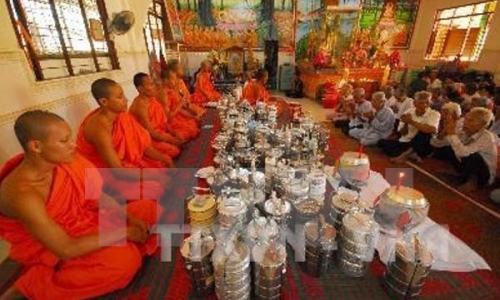 Đồng bào Khmer ở Bạc Liêu vui đón Tết Chôl Chnăm Thmây 2015