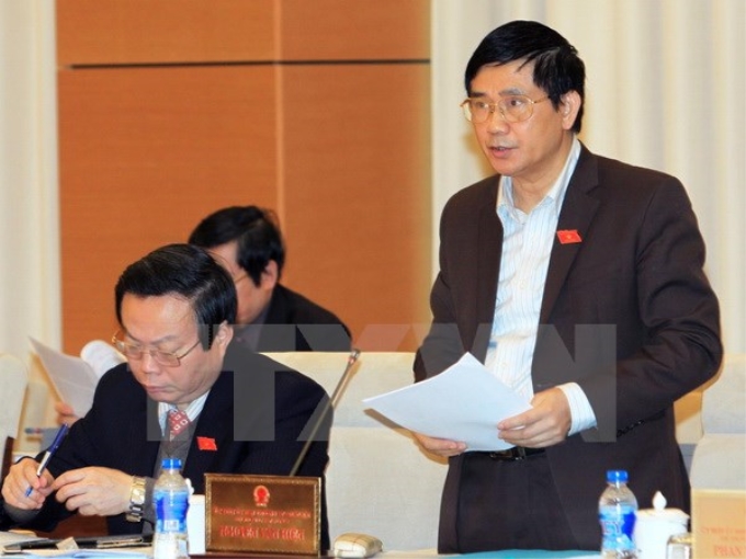 Chủ nhiệm Ủy ban Tư pháp của Quốc hội Nguyễn Văn Hiện. (Ảnh: An Đăng/TTXVN)