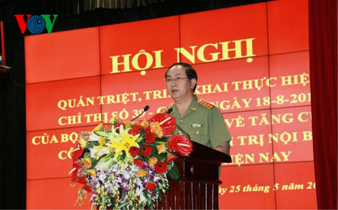 Bộ trưởng Trần Đại Quang phát biểu tại hội nghị
