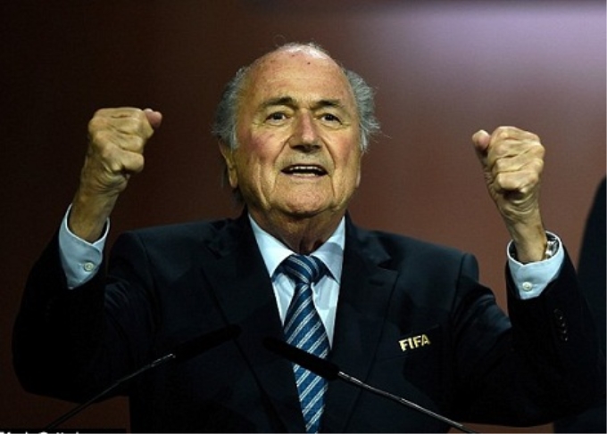 Blatter giữ chức Chủ tịch FIFA nhiệm kì thứ 5 liên tiếp