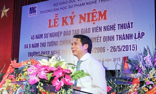 Lễ kỷ niệm 45 năm Trường ĐH Sư phạm Nghệ thuật Trung ương