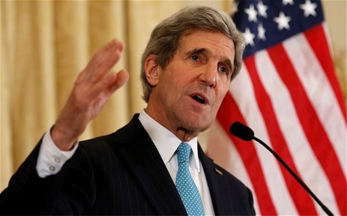 Ngoại trưởng Mỹ John Kerry.