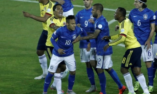 Neymar lĩnh thẻ đỏ, Brazil lần đầu thua Colombia sau 24 năm