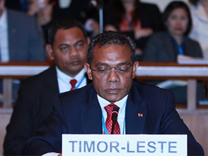 Thứ trưởng Thương mại, Công nghiệp và Môi trường Timor Leste Constancio Pinto. (Nguồn: iisd.ca)