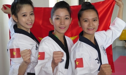 Taekwondo lập "cú đúp" huy chương vàng cho đoàn Việt Nam