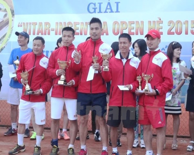 Giải tennis Vitar-Incentra mở rộng nhận được nhiều sự quan tâm. (Nguồn: Vietnam+)