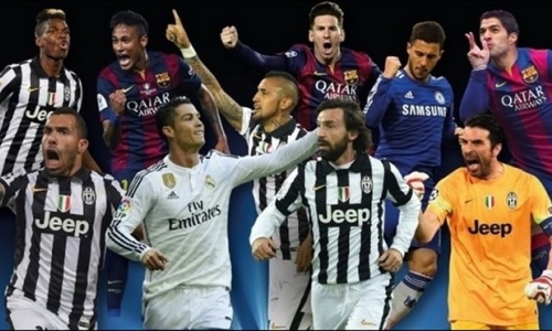 UEFA công bố danh sách rút gọn Cầu thủ xuất sắc nhất 2014-15