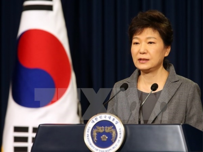 Tổng thống Hàn Quốc Park Geun-hye. (Nguồn: AFP/TTXVN)