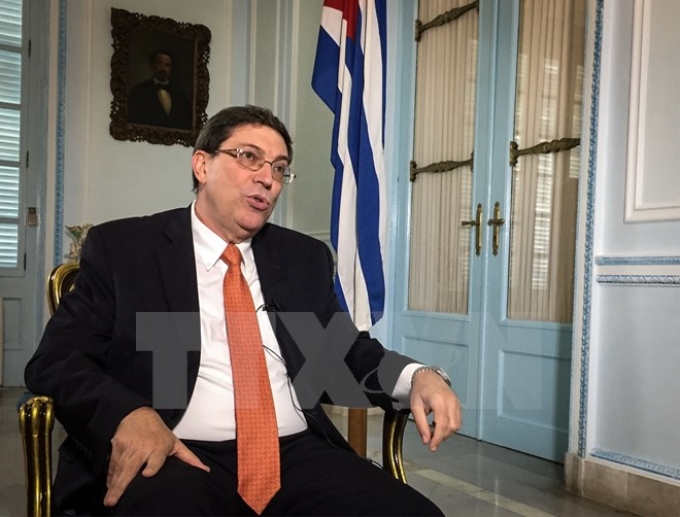 Ngoại trưởng Cuba Bruno Rodriguez. (Nguồn: AFP/TTXVN)