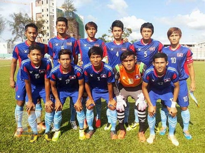 U19 Campuchia từng chiến thắng U19 Myanmar ở một trận giao hữu trước giải và thực sự là đối thủ rất đáng gờm. (Ảnh: Getty)