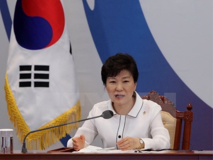 Tổng thống Hàn Quốc Park Geun-Hye. (Nguồn: AFP/TTXVN)