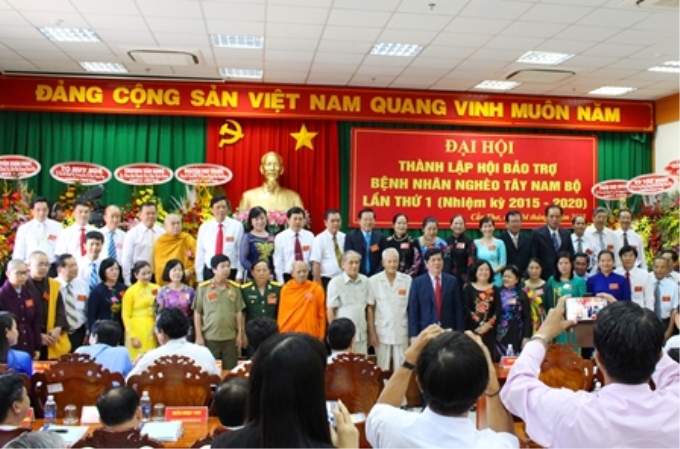 Ra mắt Ban chấp hành Hội Bảo trợ bệnh nhân nghèo (BTBNN) Tây Nam bộ lần thứ 1 (nhiệm kỳ 2015-2020)