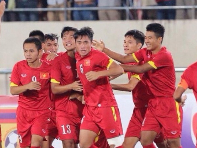 U19 Việt Nam quyết giành vé đến Bahrain dự vòng chung kết. (Ảnh: Vietnam+)