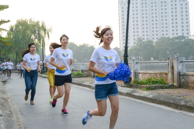 Những bước chân từ thiện năm 2014. (Ảnh: Sheraton Hà Nội)