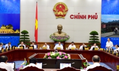Chính phủ họp thường kỳ tháng 8-2015