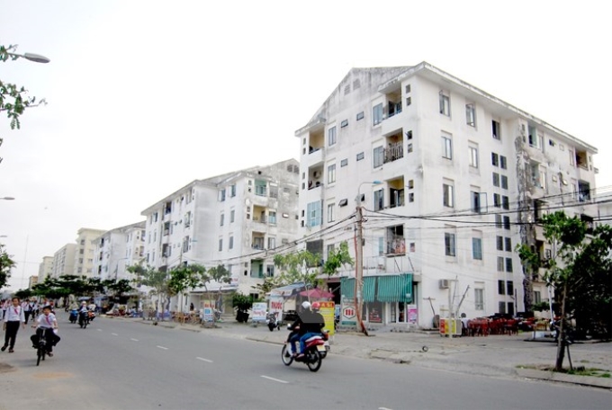 Khu nhà ở dành cho người thu nhập thấp ở Đà Nẵng. (Ảnh: Tuấn Anh/TTXVN)