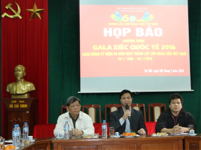 Họp báo giới thiệu Chương trình Gala xiếc quốc tế 2016  (Ảnh DP)