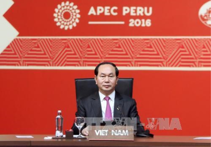 Chủ tịch nước Trần Đại Quang dự Hội nghị các nhà lãnh đạo APEC Peru 2016.