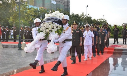 Kỷ niệm ngày thành lập Quân đội nhân dân Việt Nam ở Campuchia