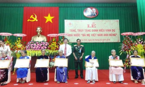 Trà Vinh: Phong tặng, truy tặng 163 danh hiệu “Bà mẹ Việt Nam anh hùng”