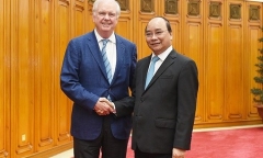 Thủ tướng Nguyễn Xuân Phúc tiếp giáo sư Đại học Harvard (Hoa Kỳ)