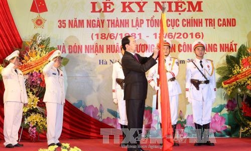 Kỷ niệm 35 năm ngày thành lập Tổng cục Chính trị CAND