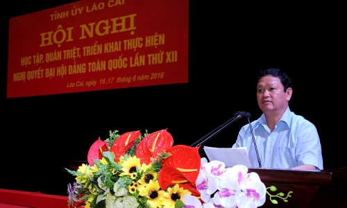 Lào Cai: học tập, quán triệt Nghị quyết Đại hội XII của Đảng