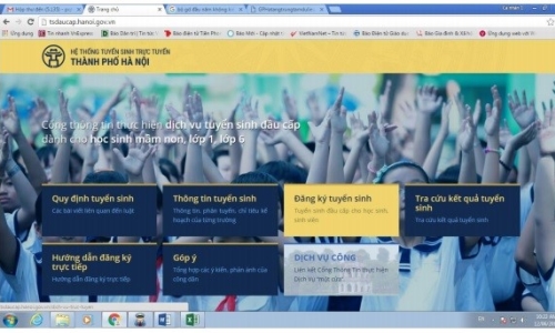 Hướng dẫn tham gia tuyển sinh vào lớp 6 trực tuyến tại Hà Nội