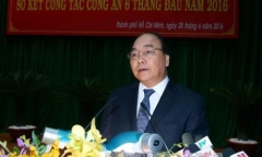 Thủ tướng Nguyễn Xuân Phúc dự Hội nghị sơ kết công tác Công an 6 tháng đầu năm 2016