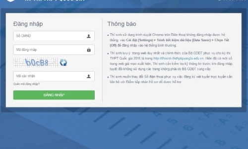 Bộ Giáo dục cảnh báo website giả mạo đánh cắp dữ liệu của thí sinh