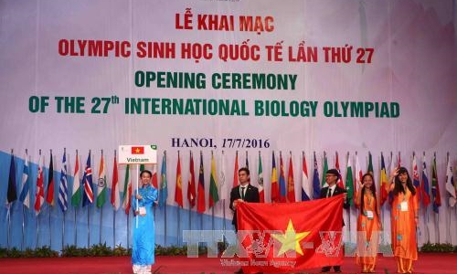 Khai mạc Olympic Sinh học quốc tế lần thứ 27 tại Việt Nam