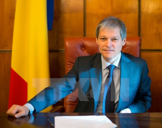 Thủ tướng Romania Dacian Ciolos. (Nguồn: TTXVN phát)