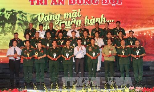 “Tri ân đồng đội, vang mãi khúc quân hành”