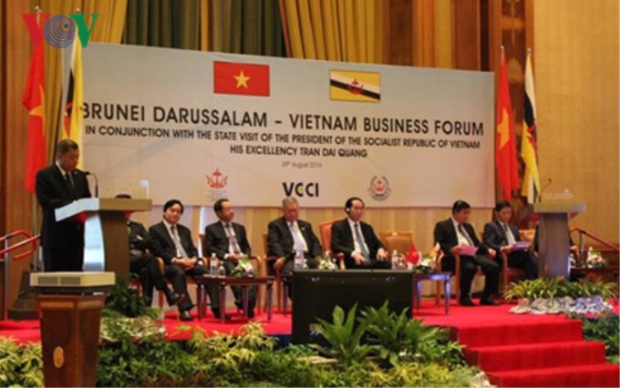 Chủ tịch nước Trần Đại Quang dự Diễn đàn doanh nghiệp Việt Nam-Brunei