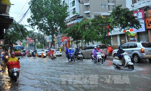 Bão số 3 suy yếu thành áp thấp nhiệt đới tại Hà Nội