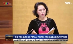 Chủ tịch Quốc hội tiếp các trưởng cơ quan đại diện Việt Nam