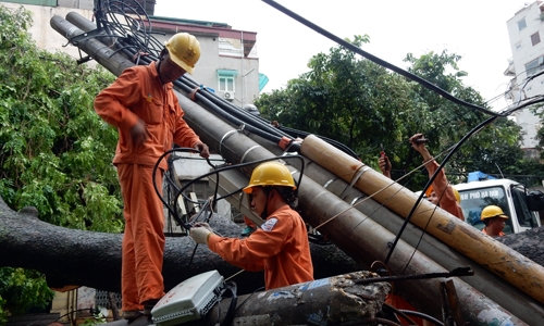 Đảm bảo cung ứng điện mùa mưa bão