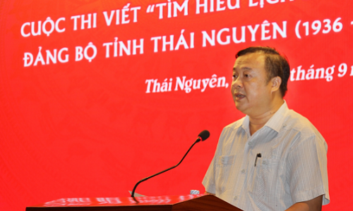 Thái Nguyên: Phát động Cuộc thi viết Tìm hiểu Lịch sử 80 năm Đảng bộ tỉnh