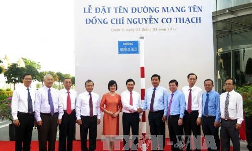 Đặt tên đường Nguyễn Cơ Thạch tại Thành phố Hồ Chí Minh