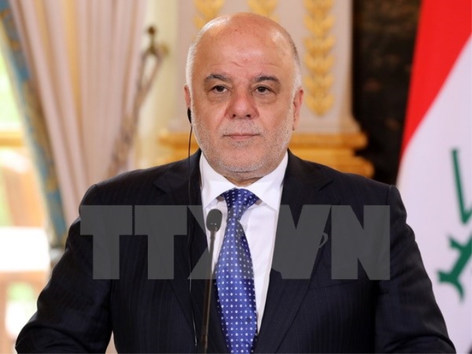 Thủ tướng Iraq Haider al-Abadi. (Nguồn: AFP/TTXVN)