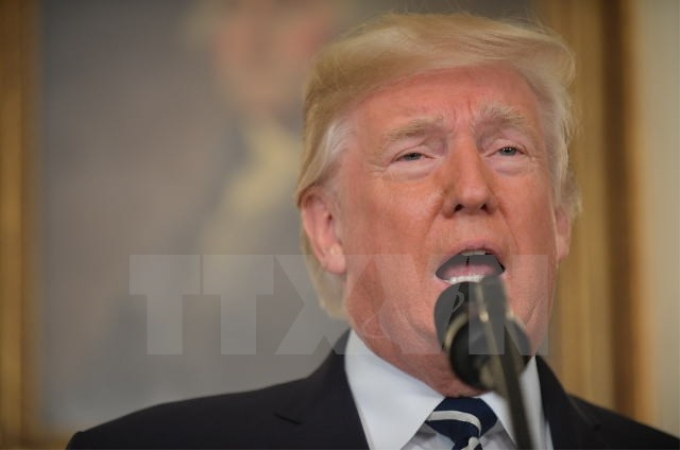 Tổng thống Mỹ Donald Trump. (Nguồn: AFP/TTXVN)