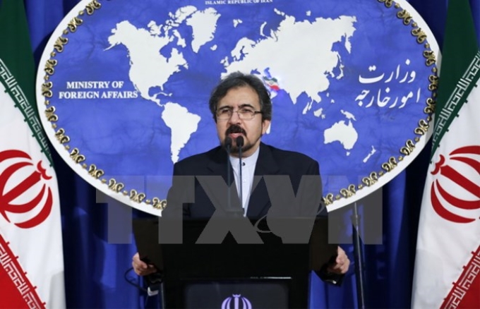 Người phát ngôn Bộ Ngoại giao Iran Bahram Qasemi. (Nguồn: AFP/TTXVN)