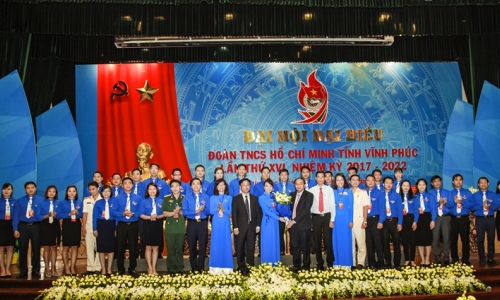 Bế mạc Đại hội đại biểu Đoàn TNCS Hồ Chí Minh tỉnh Vĩnh Phúc lần thứ XVI, nhiệm kỳ 2017- 2022