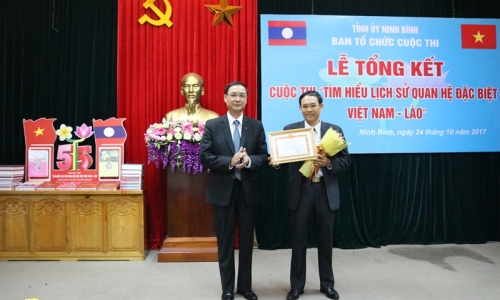 Ninh Bình: Triển khai cuộc thi “Tìm hiểu lịch sử quan hệ đặc biệt Việt Nam – Lào” sâu rộng, thiết thực, hiệu quả