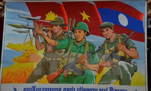 Sáng tác về tình đoàn kết chiến đấu Việt-Lào-Campuchia