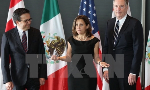 Ba nước Bắc Mỹ bắt đầu vòng 5 tái đàm phán NAFTA tại Mexico