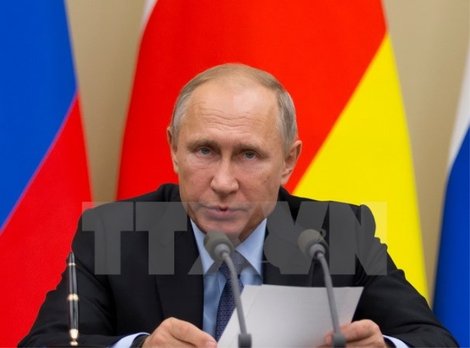 Tổng thống Nga Vladimir Putin. (Ảnh: AFP/TTXVN)