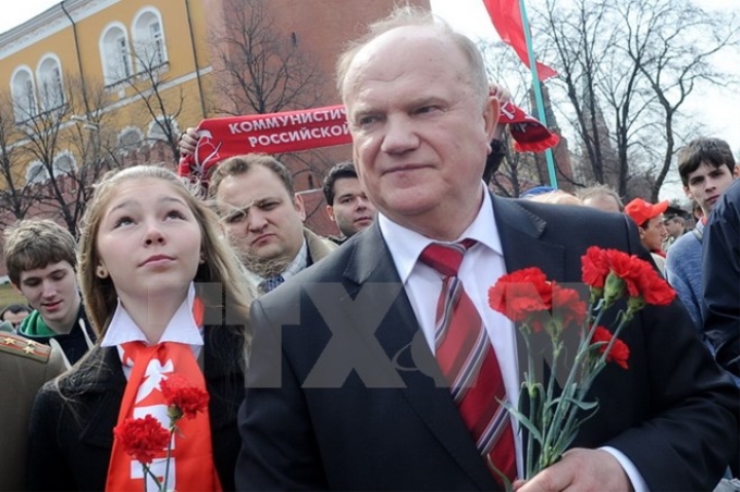 Chủ tịch Đảng Cộng sản Nga Gennady Zyuganov. (Nguồn: AFP/TTXVN)